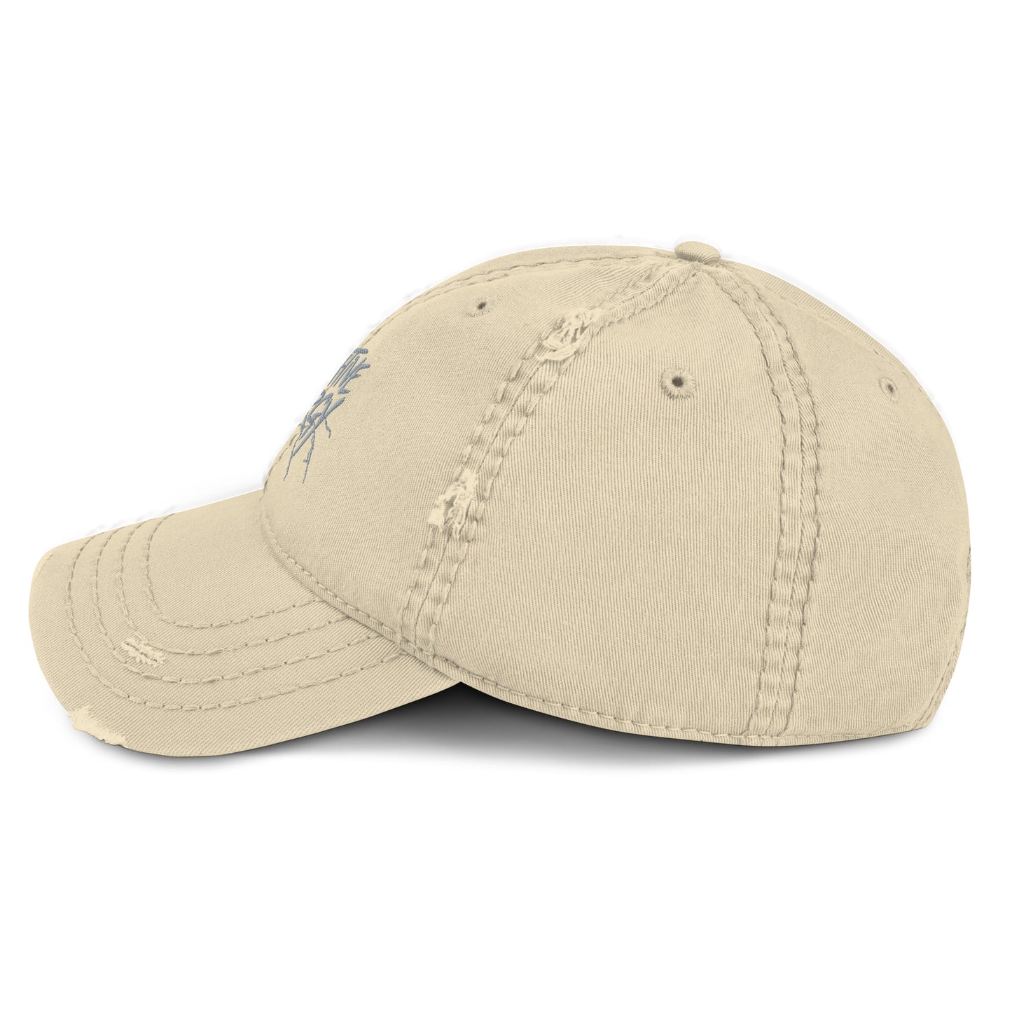 Branded Distressed Dad Hat