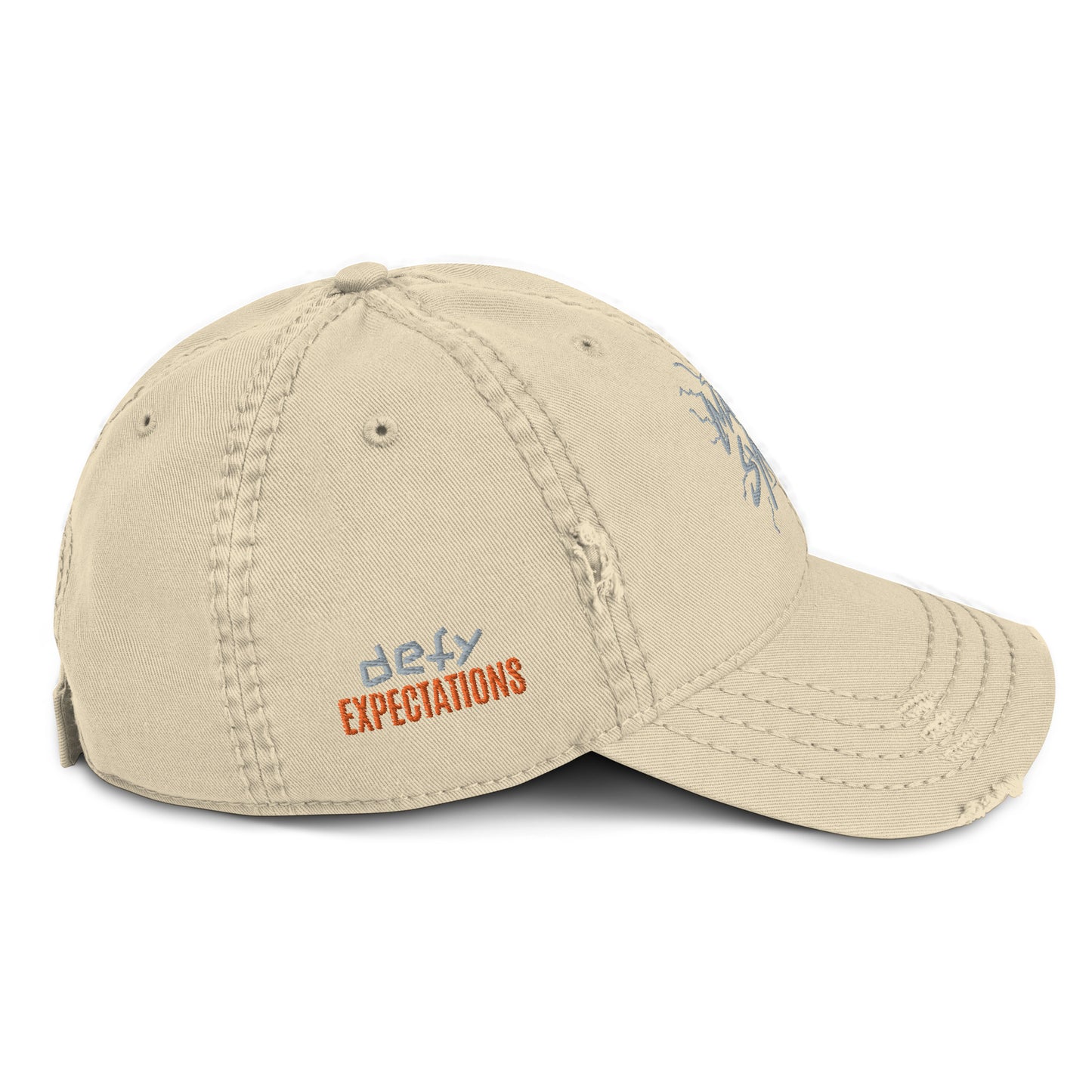 Branded Distressed Dad Hat