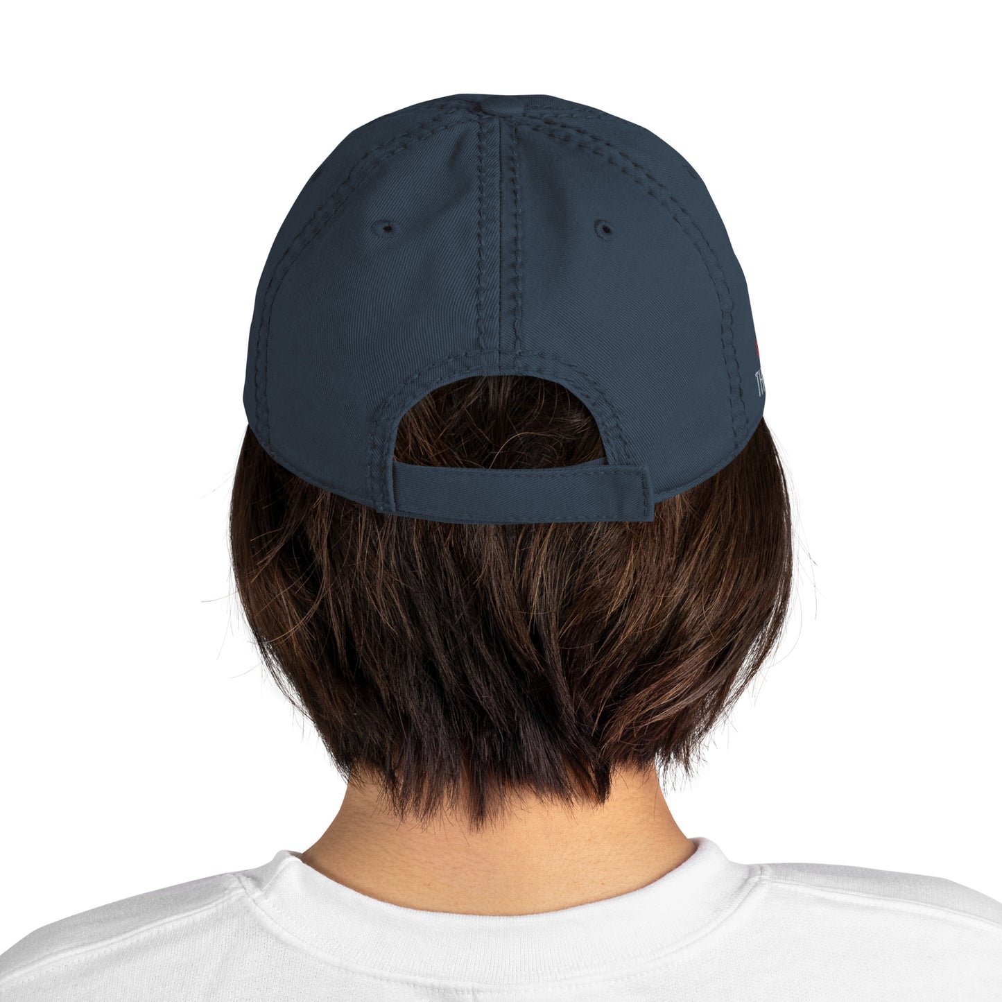 Branded Distressed Dad Hat