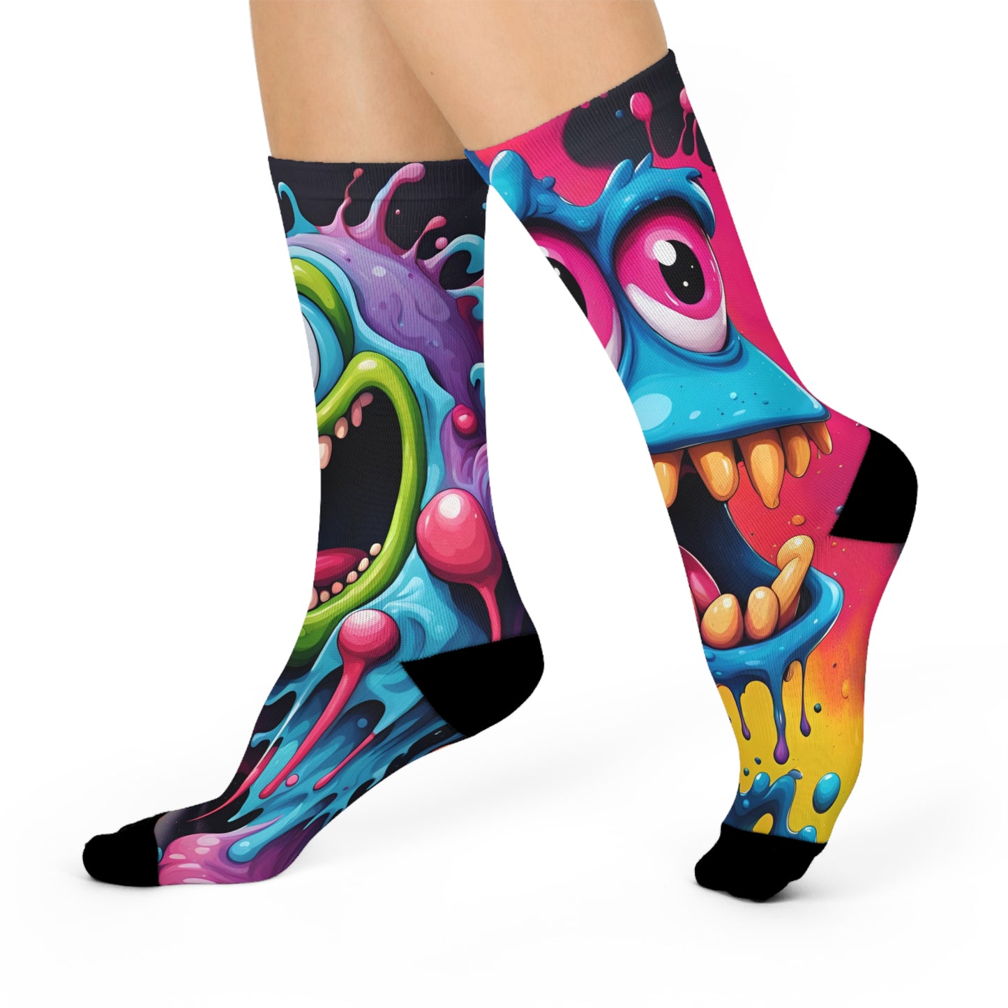 Cushioned Crew Wacky Socks