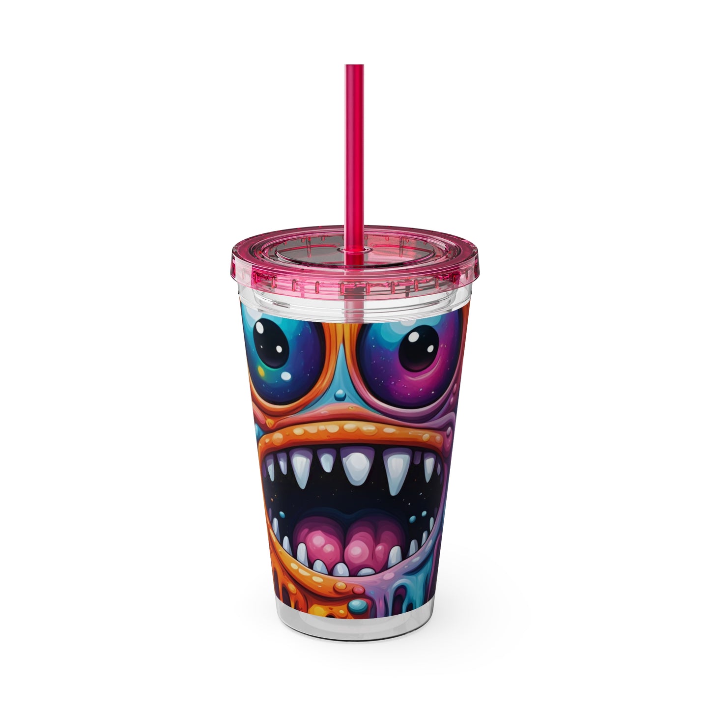 Wacky Tumbler with Straw, 16oz