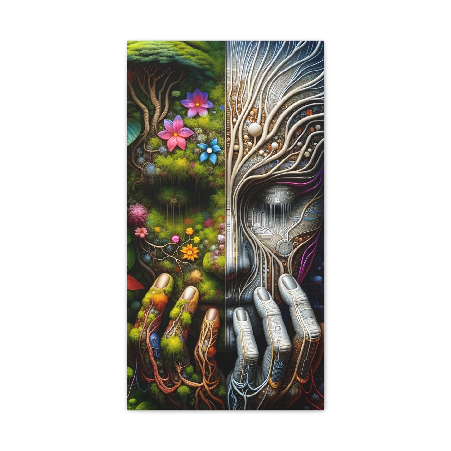 Duality Canvas Art - Stunning Stretched Wall Decor