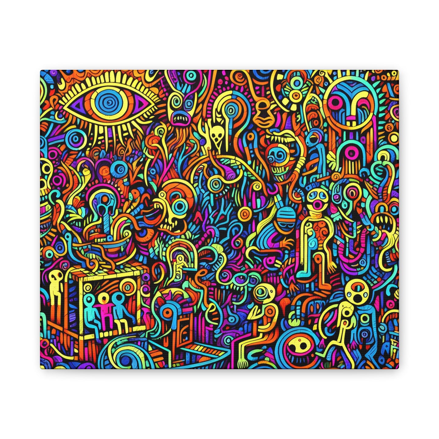 Monsterz Canvas Stretched, 0.75"