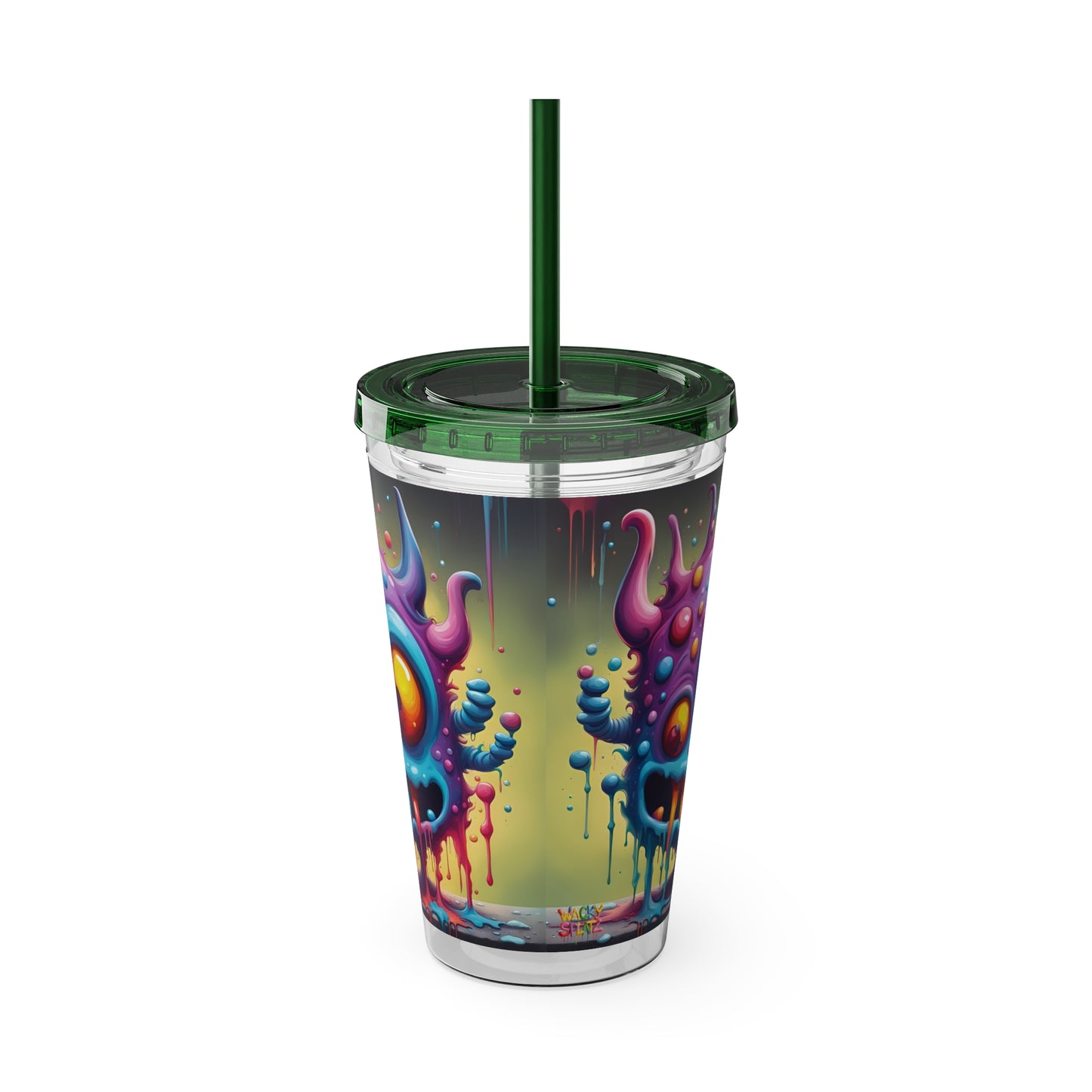 Wacky Tumbler with Straw, 16oz