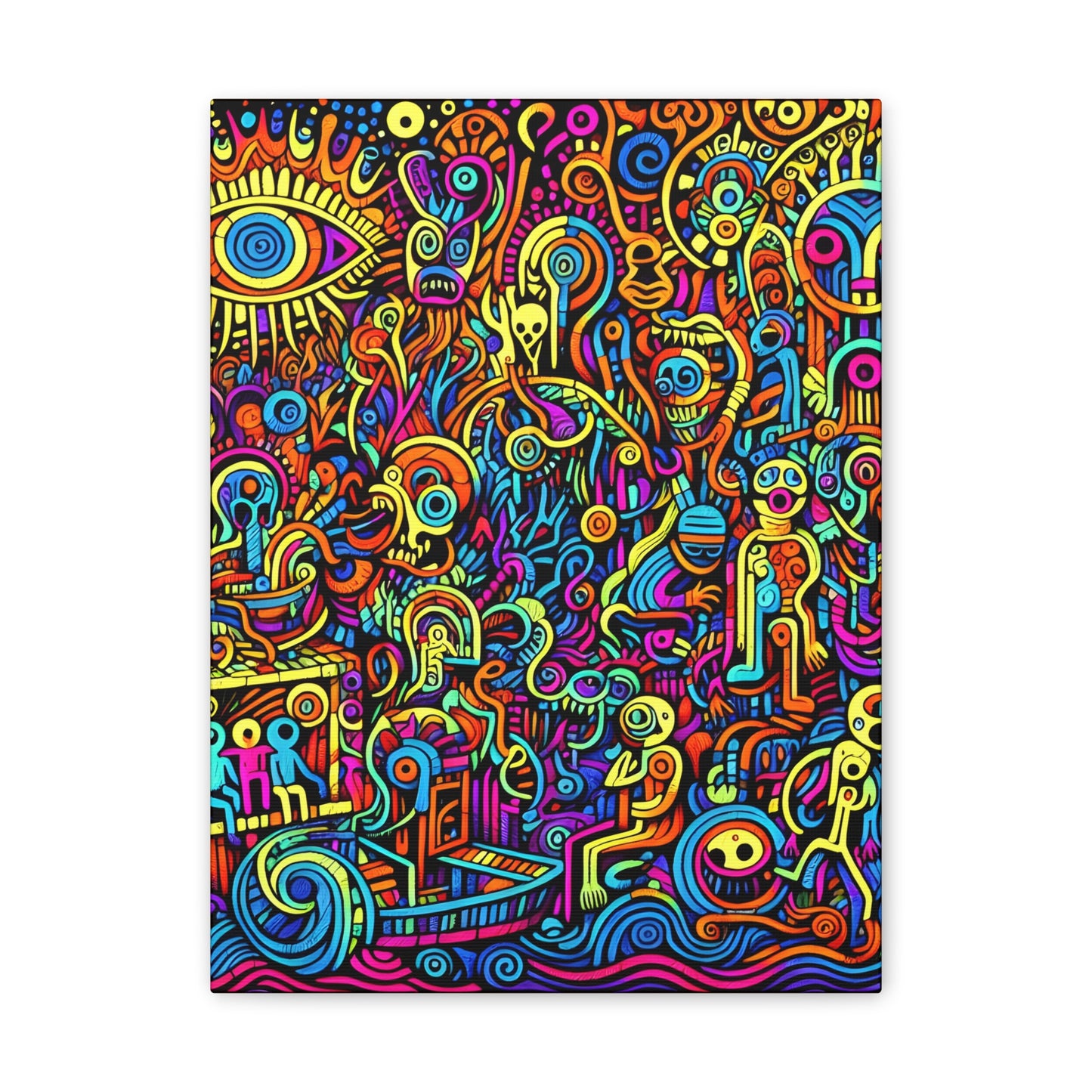 Monsterz Canvas Stretched, 0.75"