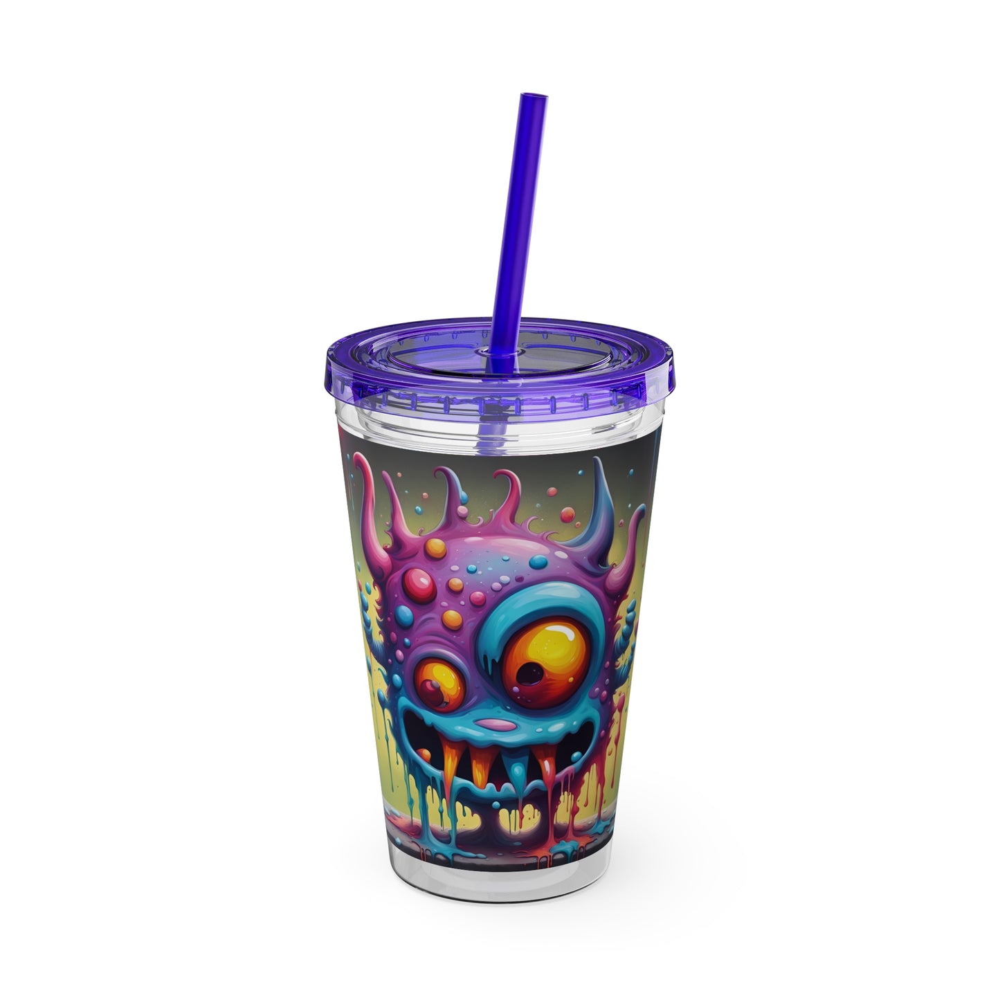 Wacky Tumbler with Straw, 16oz