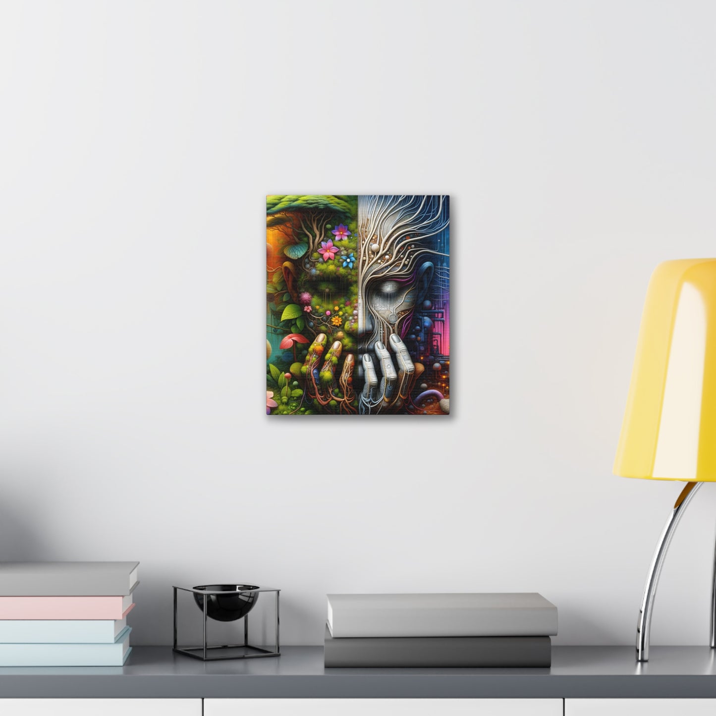 Duality Canvas Art - Stunning Stretched Wall Decor