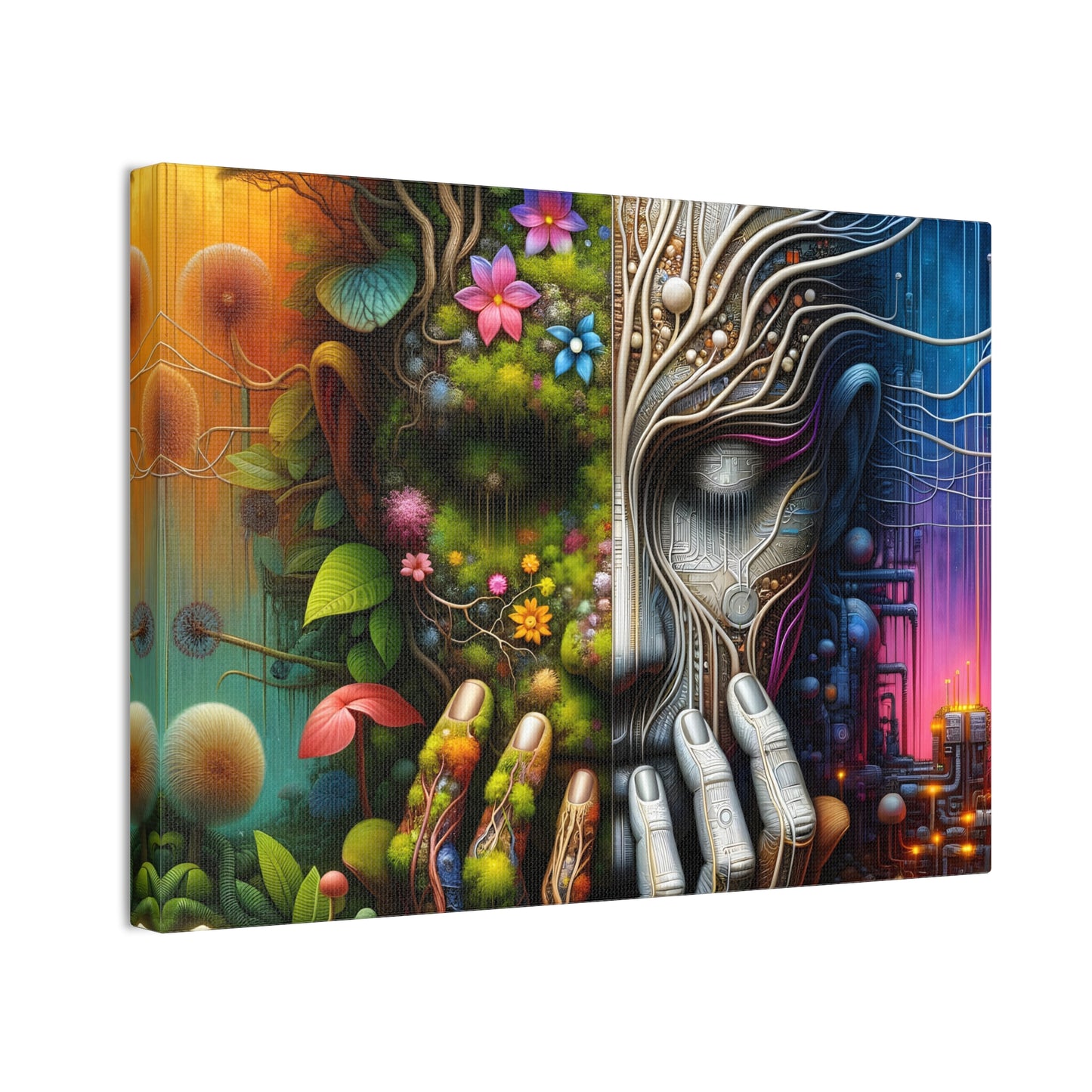 Duality Canvas Art - Stunning Stretched Wall Decor