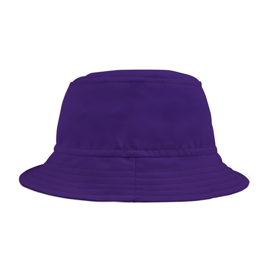 SNRG Bucket Hat, Purple, Unique Streetwear Cap, Hip Hop Headwear, Trendy Festival Hat, Fashion Accessory