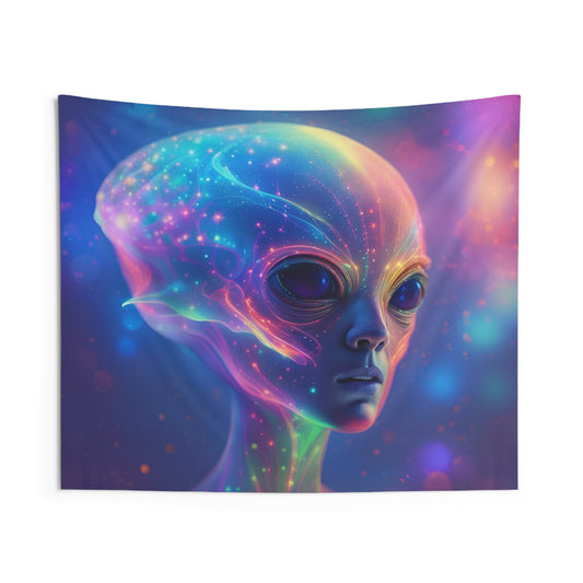 Alien Headz Indoor Wall Tapestry