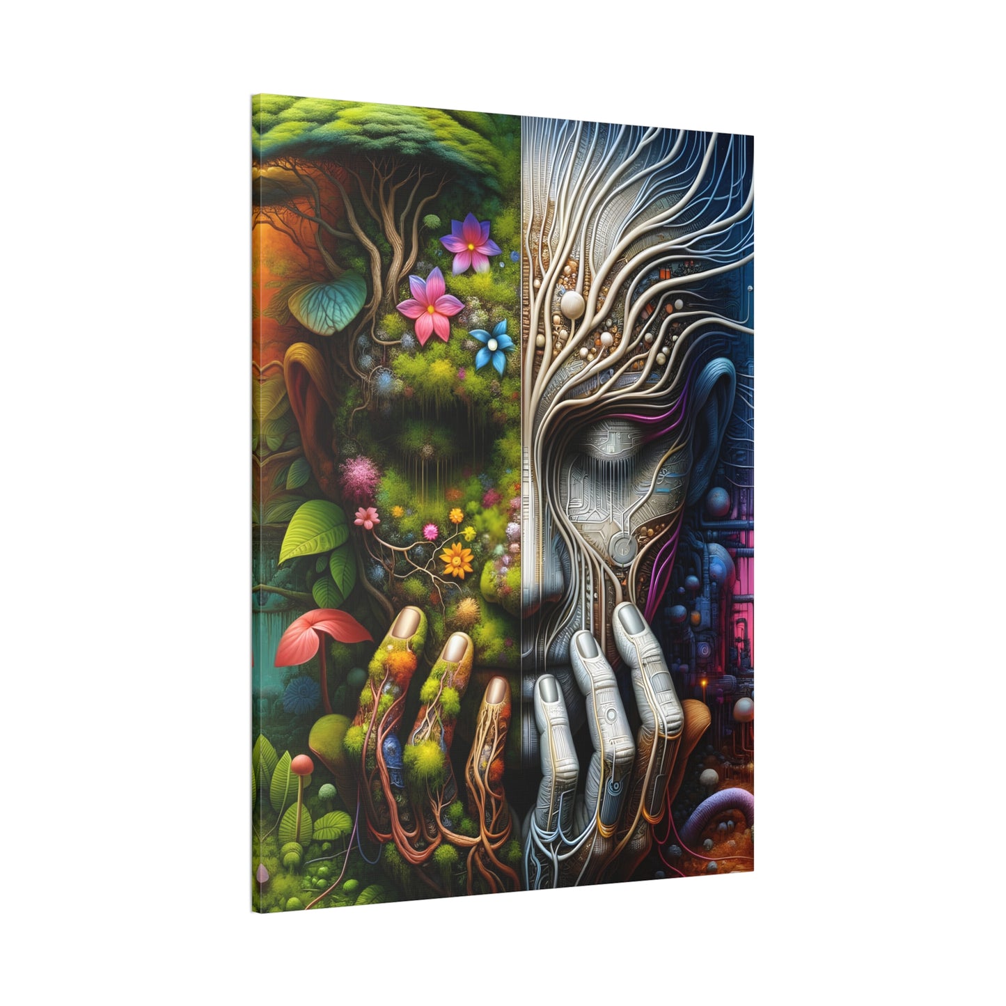 Duality Canvas Art - Stunning Stretched Wall Decor