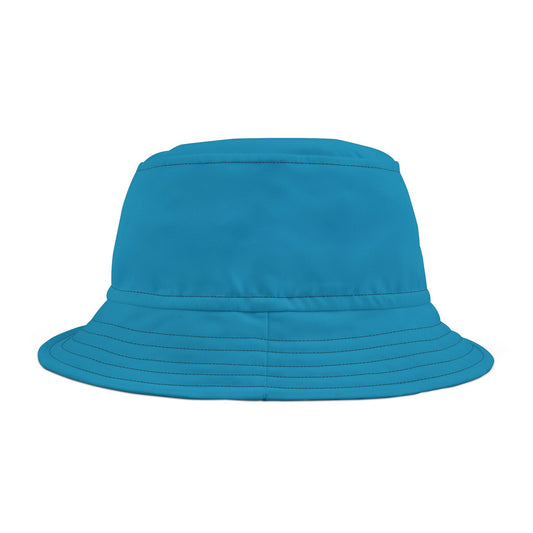 SNRG Bucket Hat, Turquoise, Unique Streetwear Cap, Hip Hop Headwear, Trendy Festival Hat, Fashion Accessory