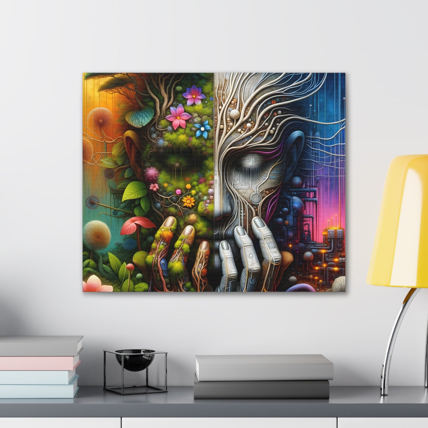Duality Canvas Art - Stunning Stretched Wall Decor