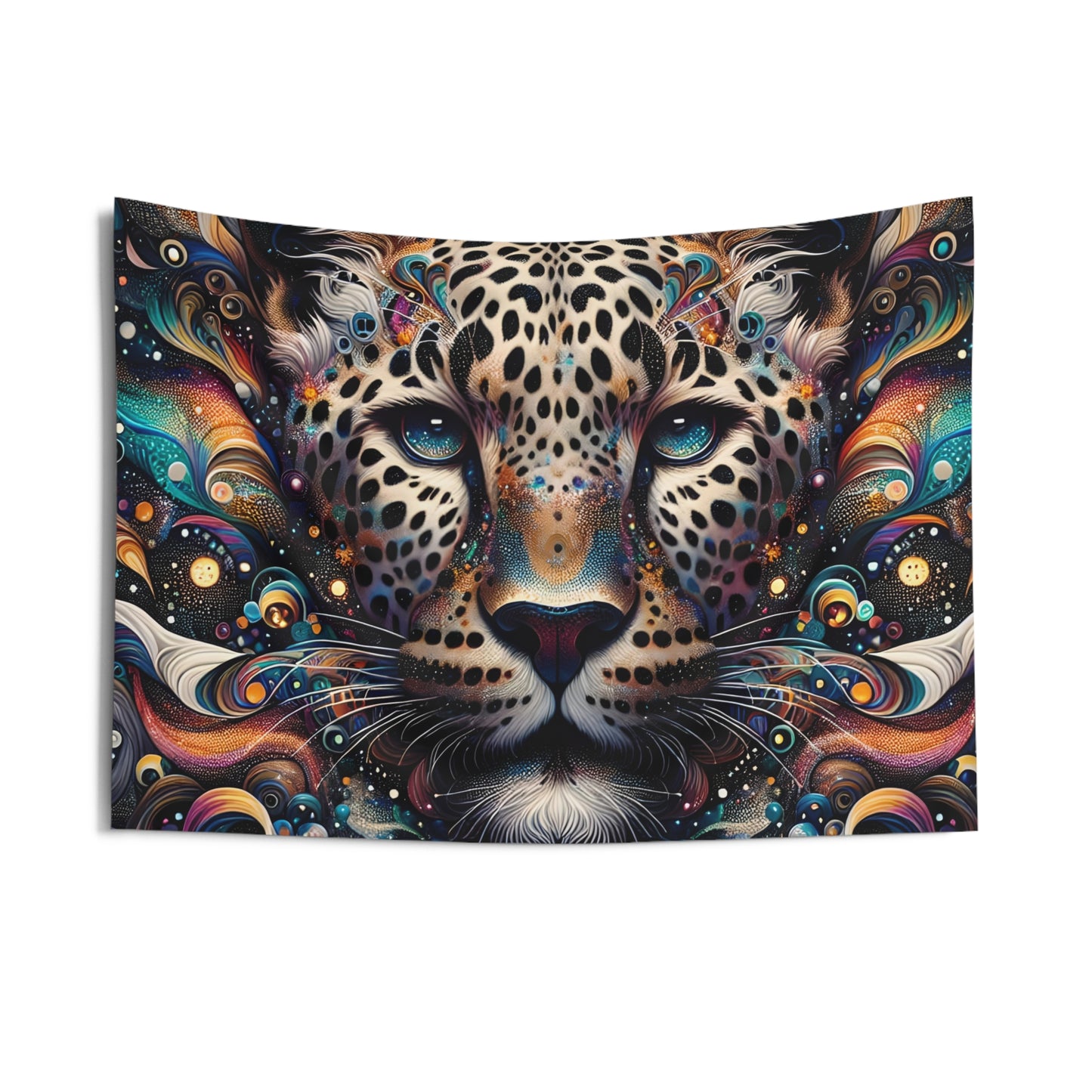 Astral Leopard Indoor Wall Tapestry