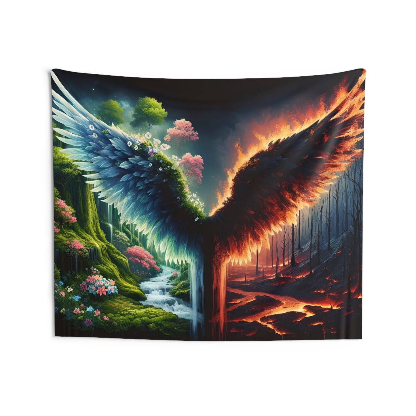 Angelz & Demonz Indoor Wall Tapestry