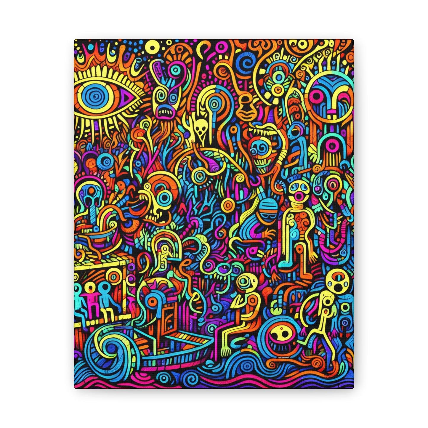 Monsterz Canvas Stretched, 0.75"