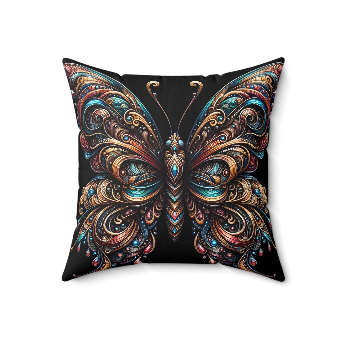 Butterflyz Spun Polyester Square Pillow