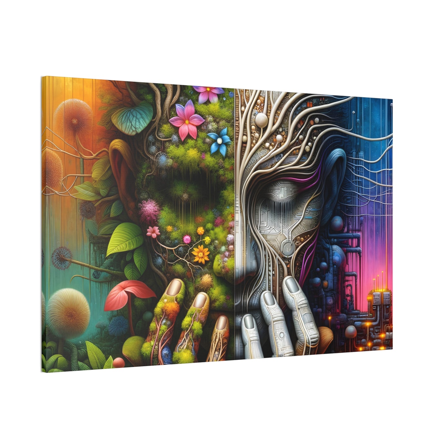 Duality Canvas Art - Stunning Stretched Wall Decor