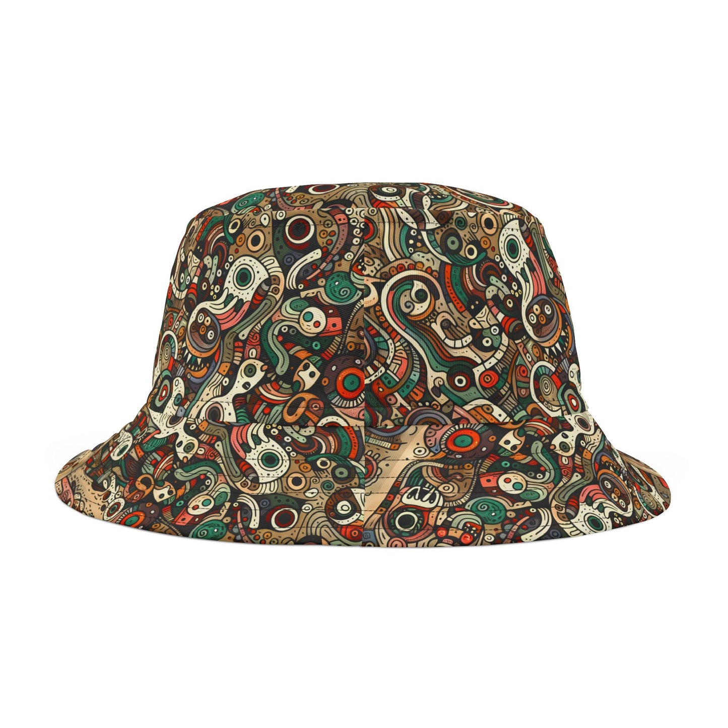 SNRG Monsterz Bucket Hat, Unique Streetwear Cap, Hip Hop Headwear,  Fashion Accessory, Trendy Hat