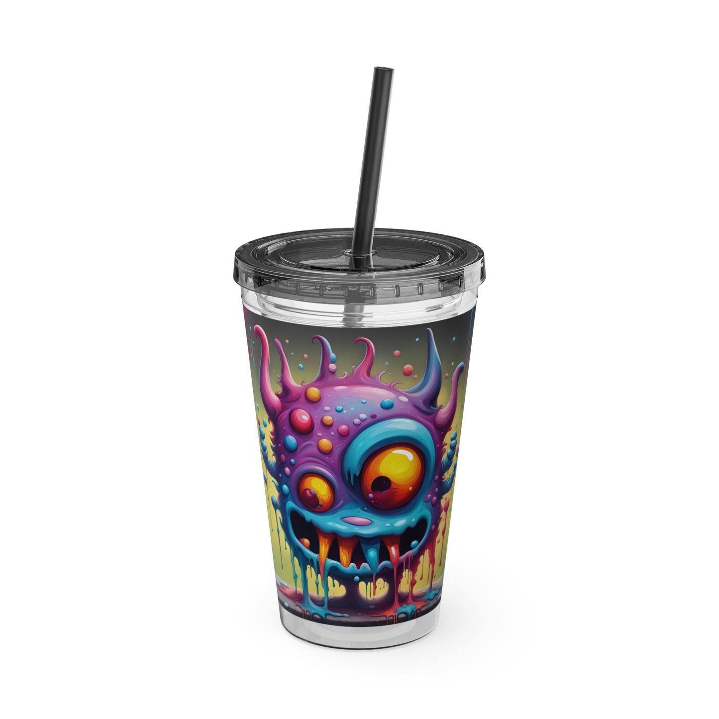 Wacky Tumbler with Straw, 16oz