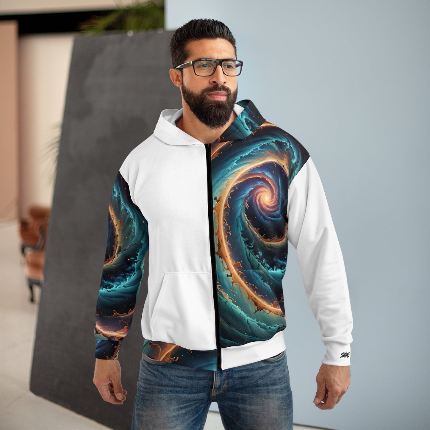 Vortex Unisex Zip Hoodie