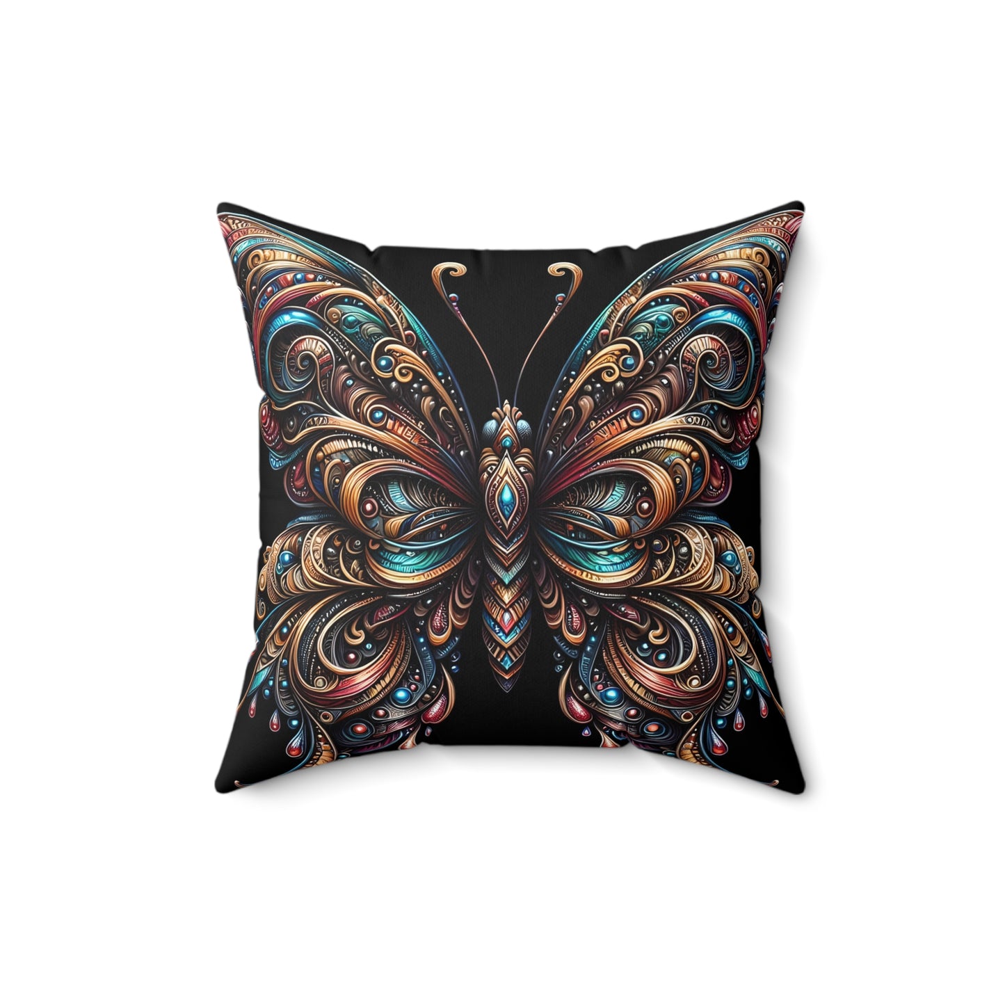 Butterflyz Spun Polyester Square Pillow