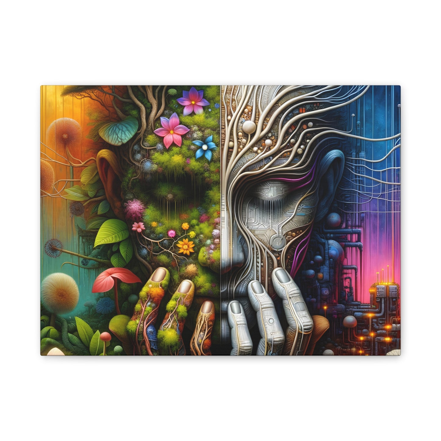 Duality Canvas Art - Stunning Stretched Wall Decor