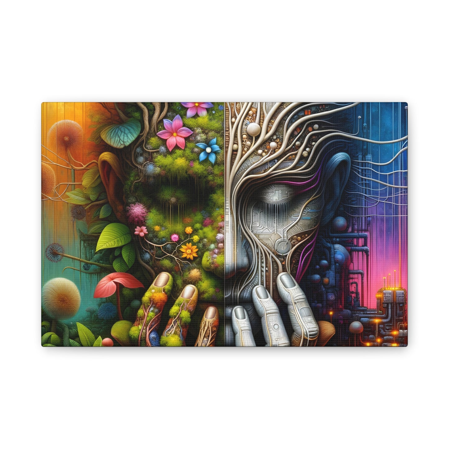 Duality Canvas Art - Stunning Stretched Wall Decor