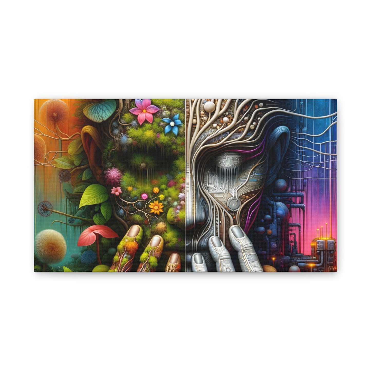 Duality Canvas Art - Stunning Stretched Wall Decor
