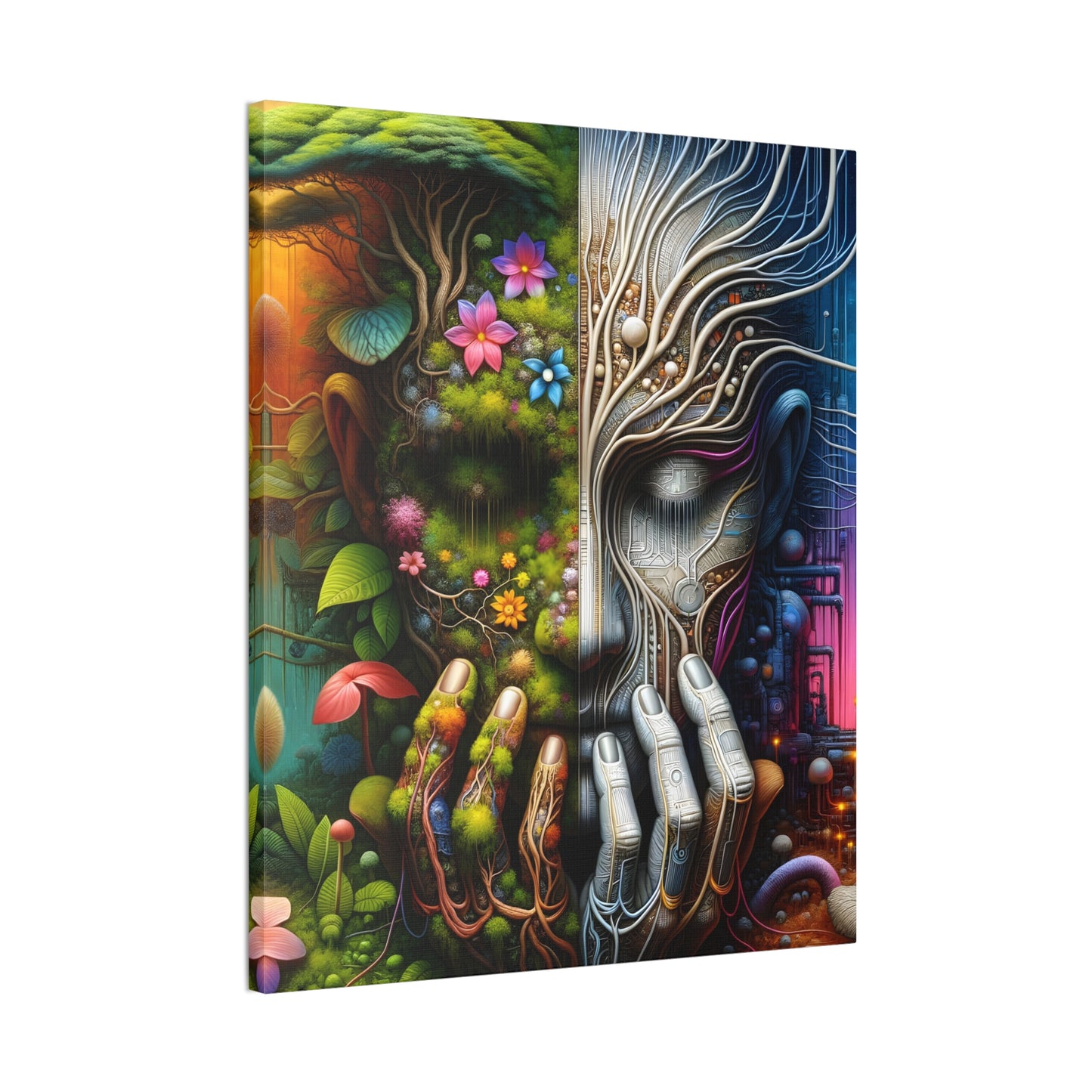 Duality Canvas Art - Stunning Stretched Wall Decor