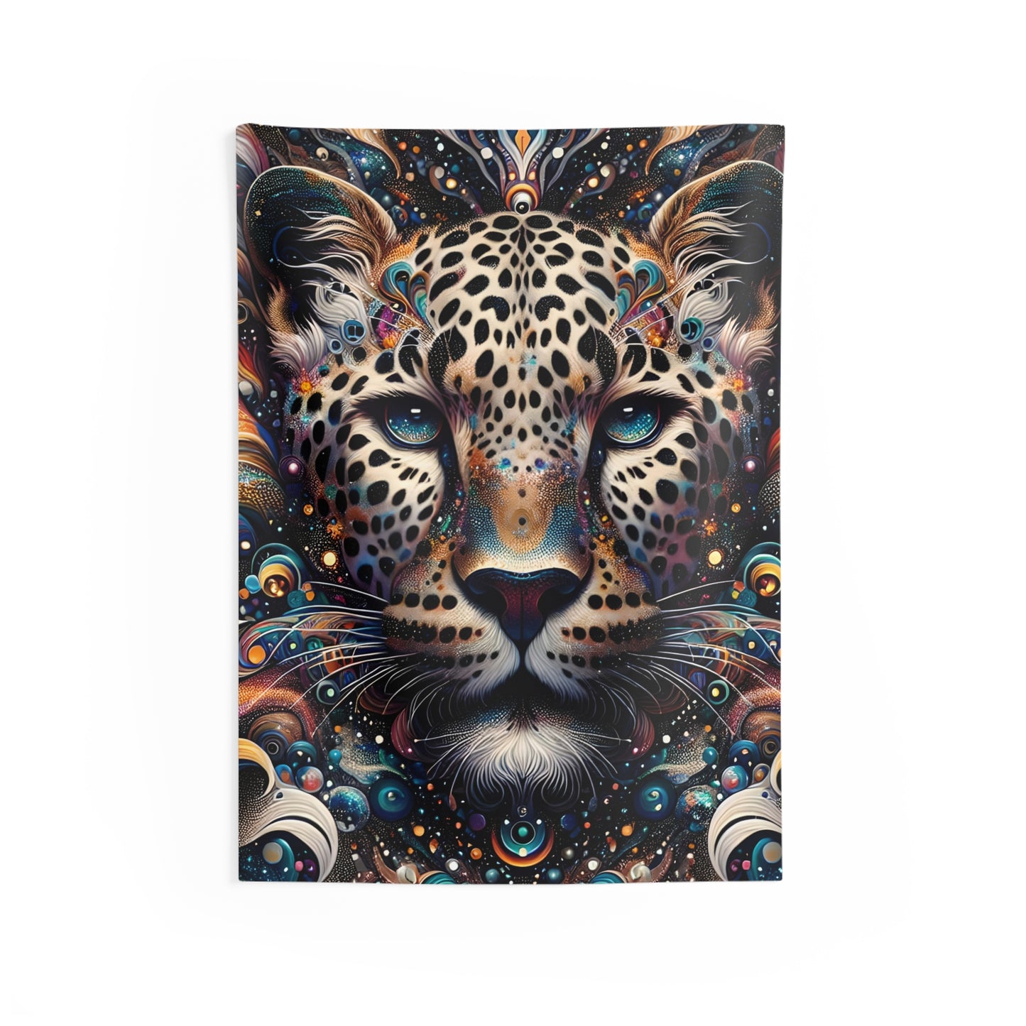 Astral Leopard Indoor Wall Tapestry