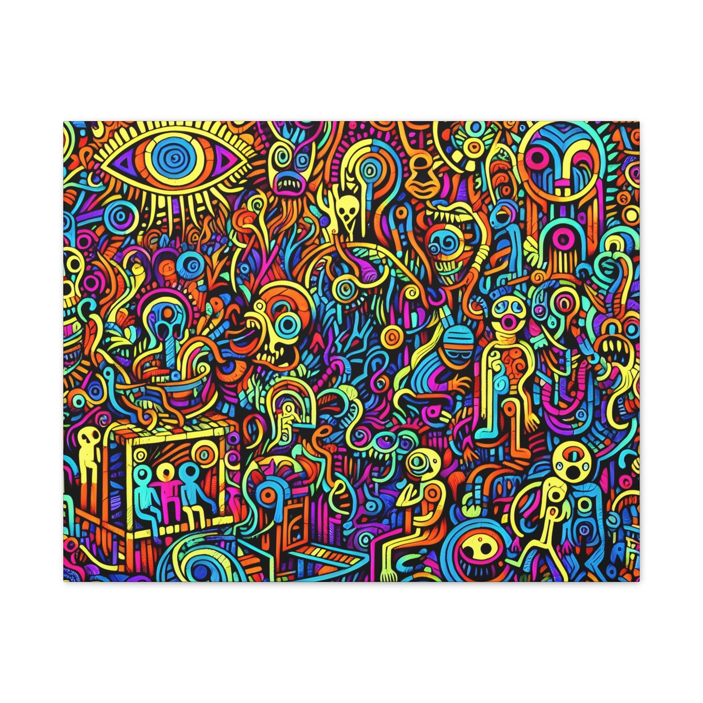 Monsterz Canvas Stretched, 0.75"