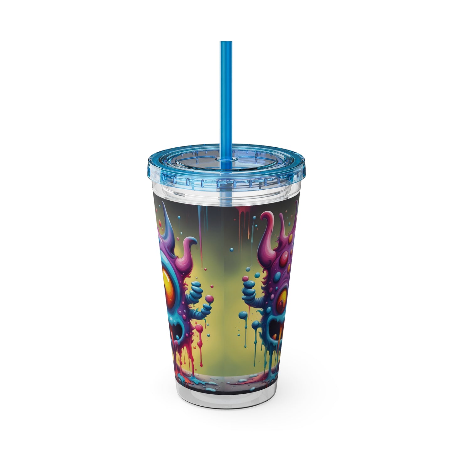 Wacky Tumbler with Straw, 16oz