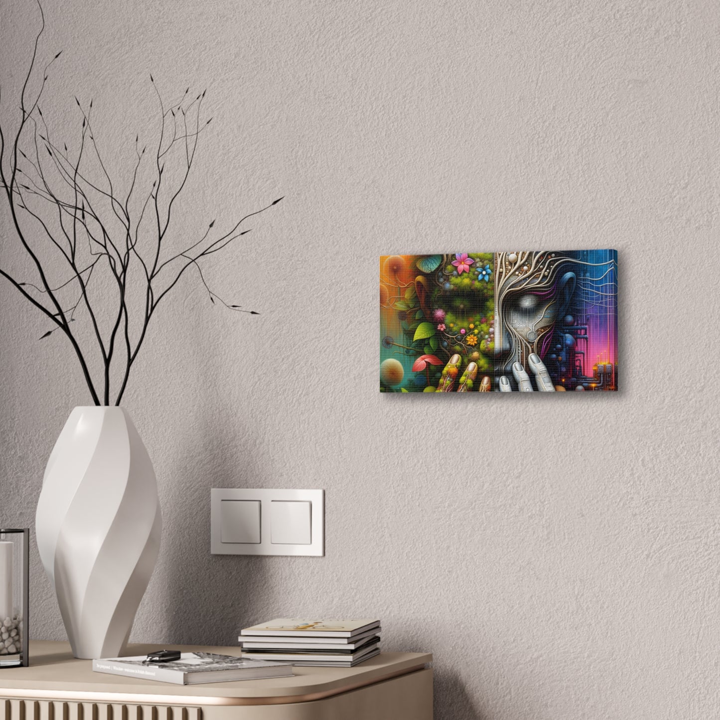 Duality Canvas Art - Stunning Stretched Wall Decor