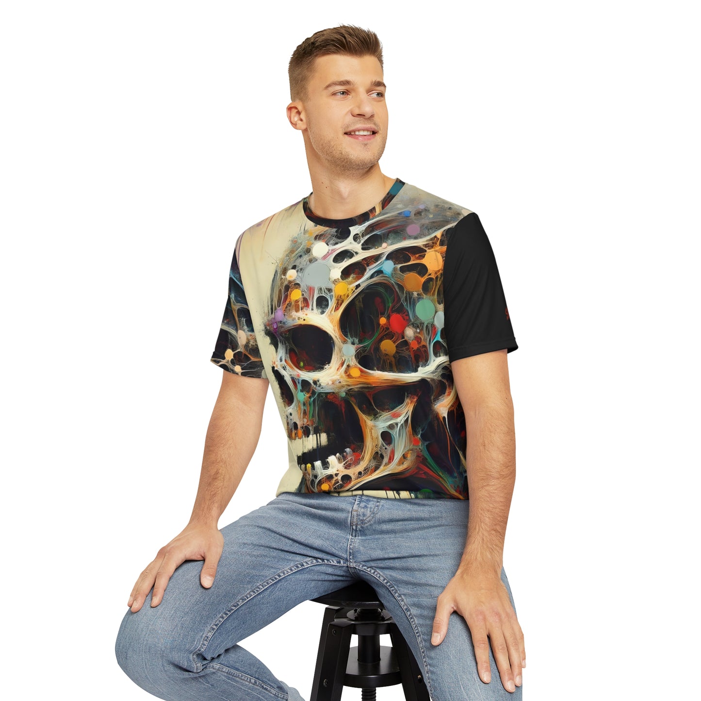 Neural Zombie Men's Polyester Tee