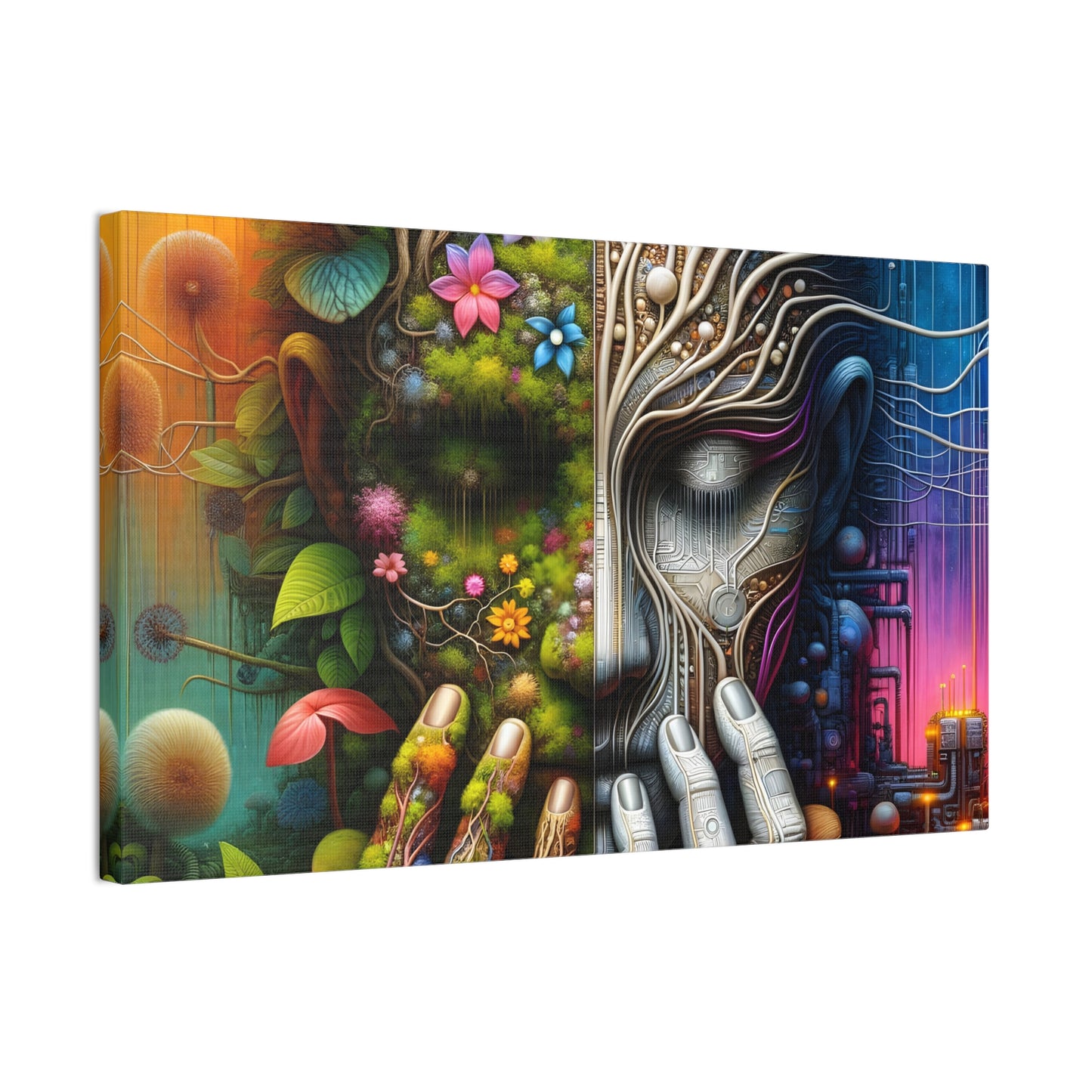 Duality Canvas Art - Stunning Stretched Wall Decor