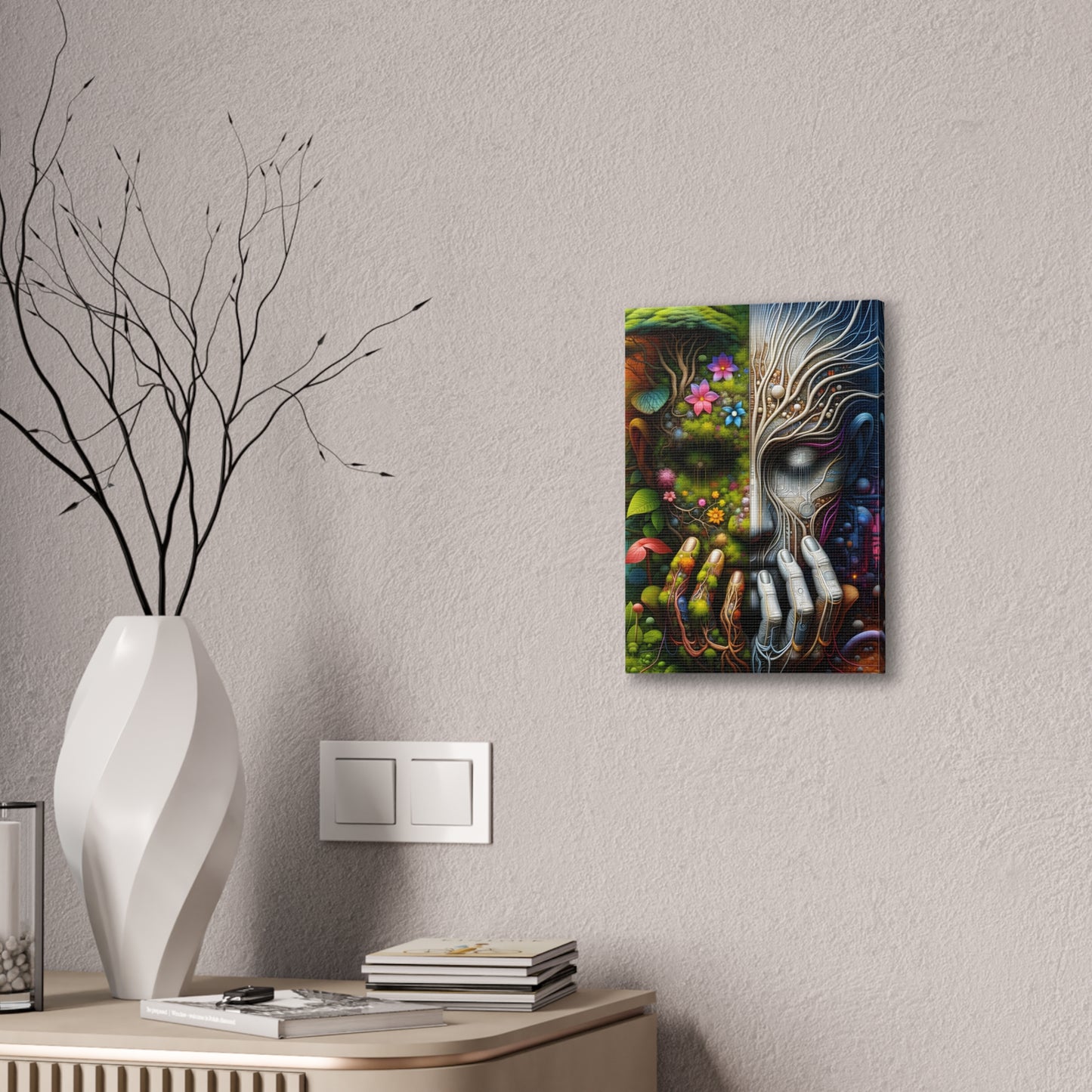 Duality Canvas Art - Stunning Stretched Wall Decor