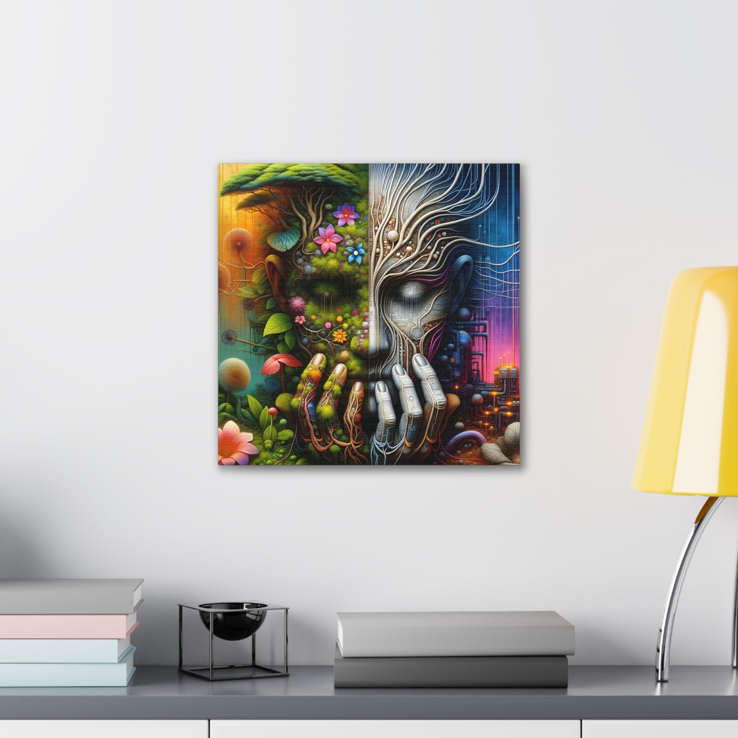 Duality Canvas Art - Stunning Stretched Wall Decor