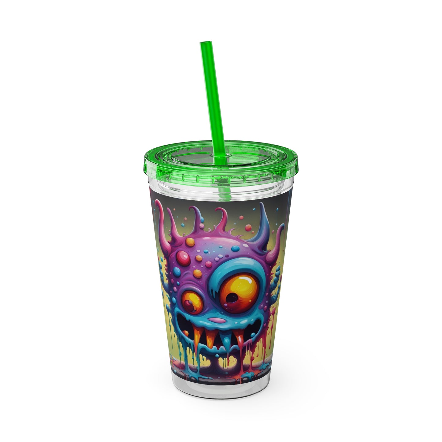 Wacky Tumbler with Straw, 16oz