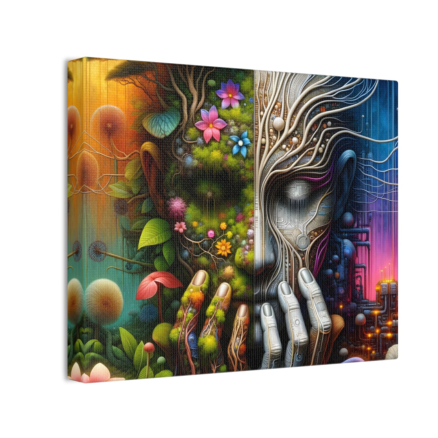 Duality Canvas Art - Stunning Stretched Wall Decor