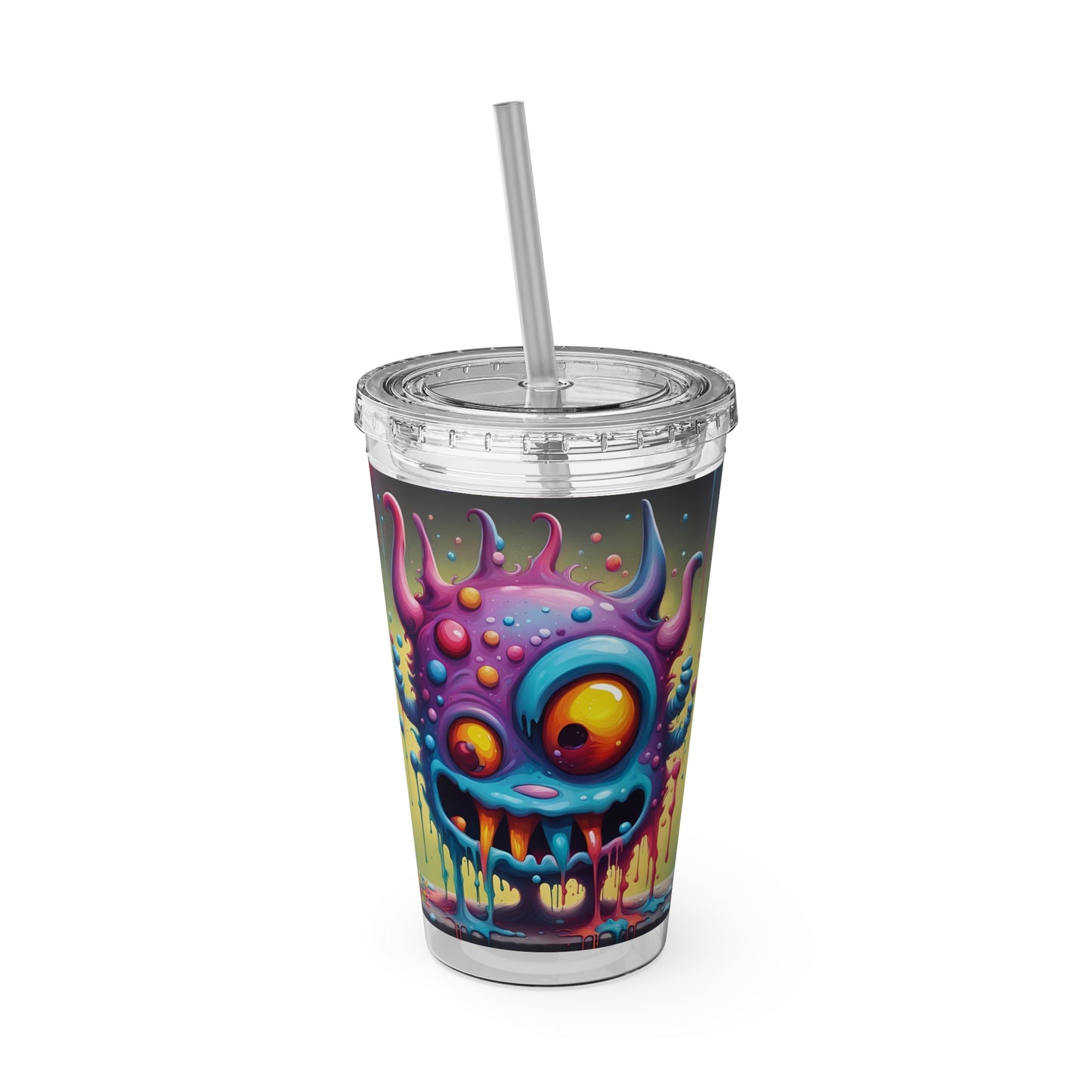 Wacky Tumbler with Straw, 16oz