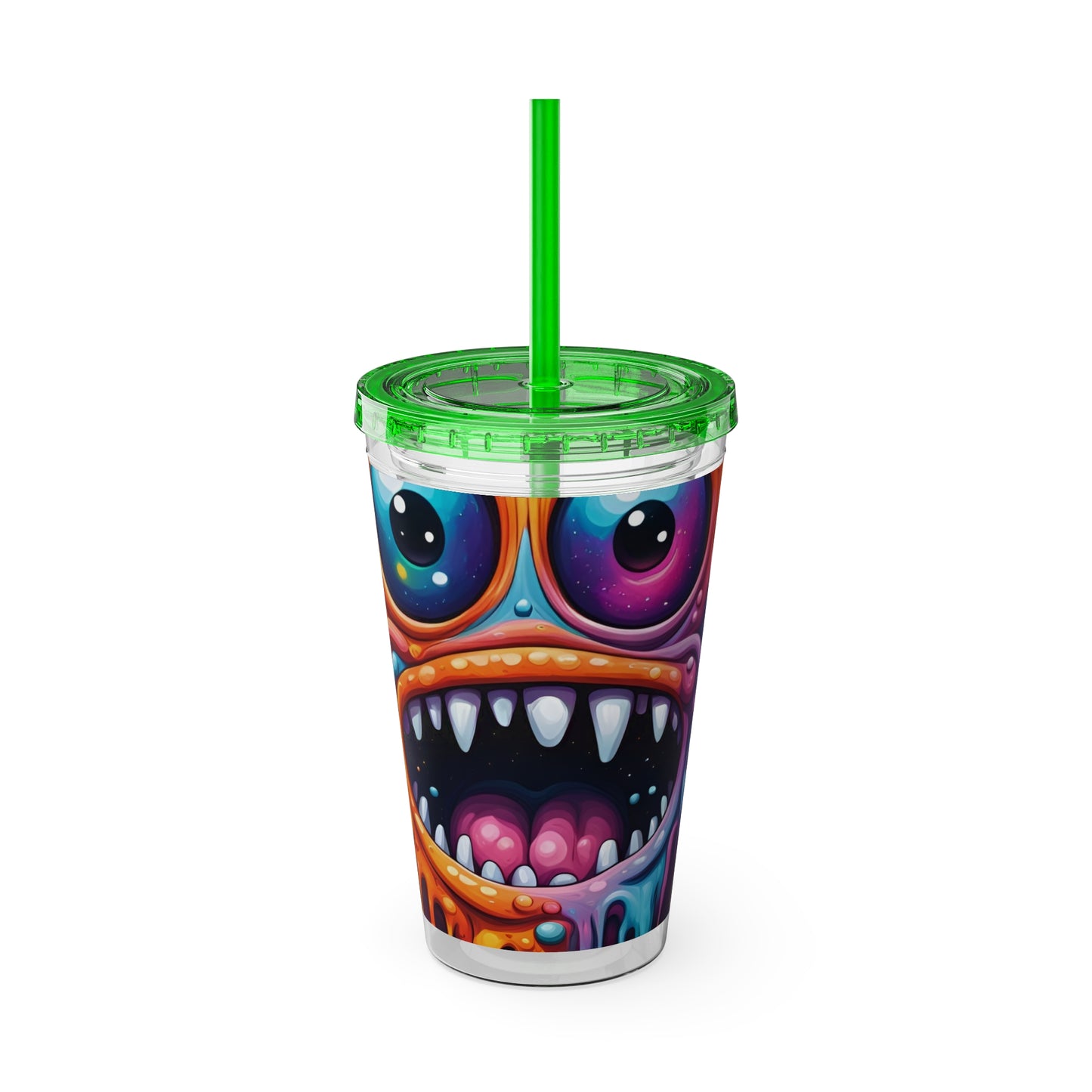 Wacky Tumbler with Straw, 16oz