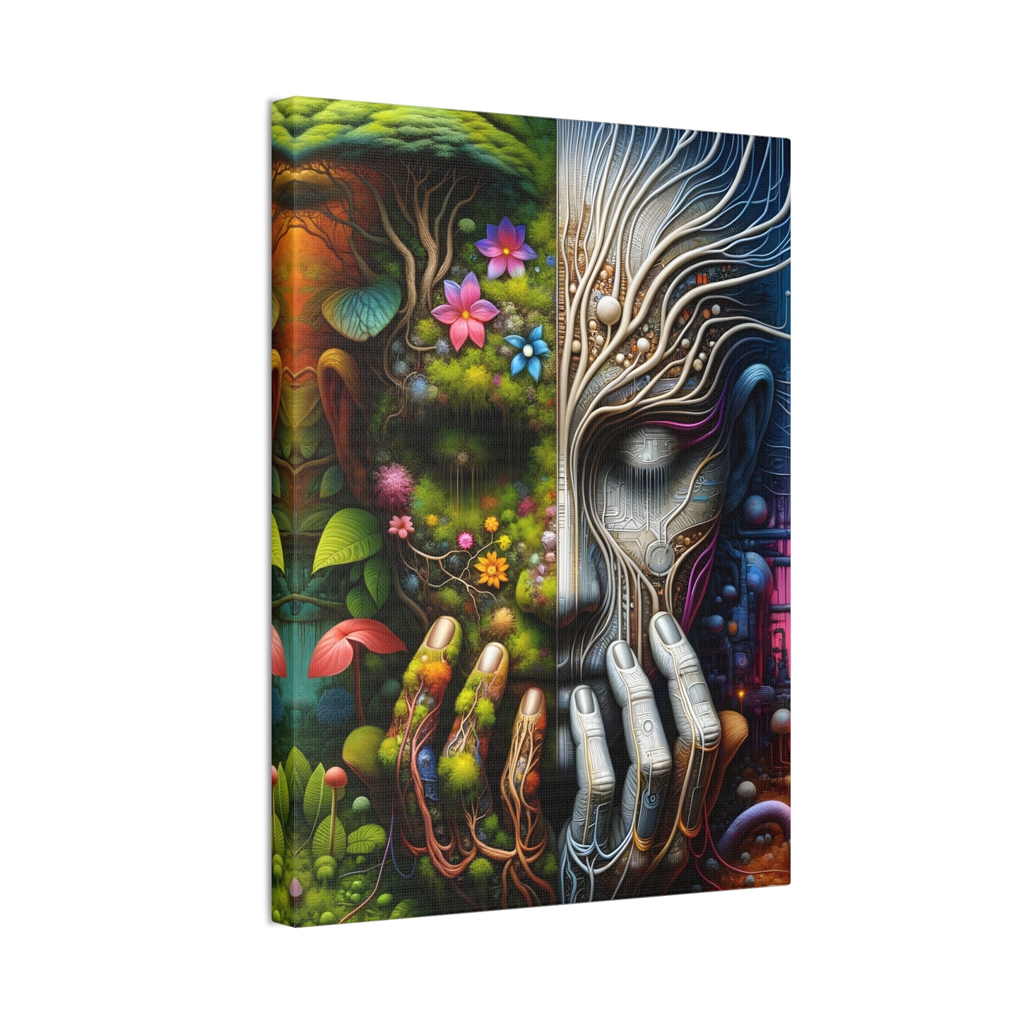 Duality Canvas Art - Stunning Stretched Wall Decor