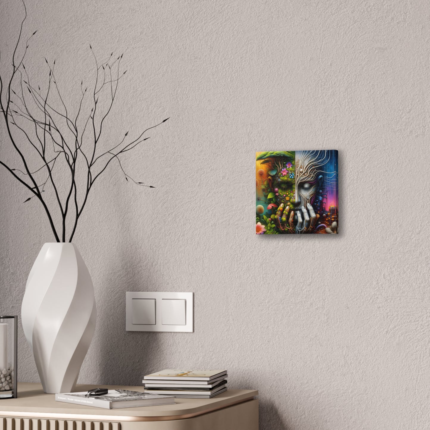 Duality Canvas Art - Stunning Stretched Wall Decor