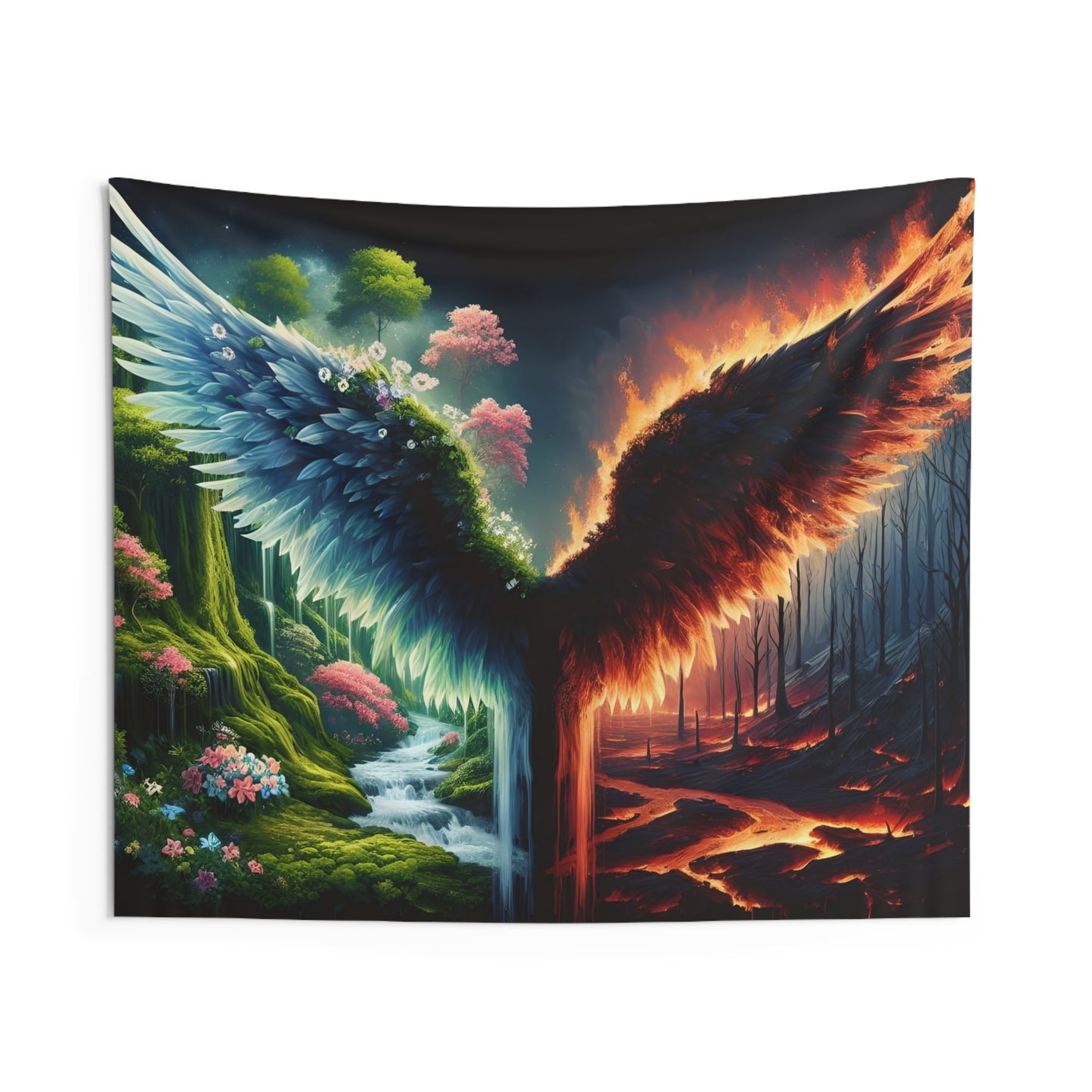 Angelz & Demonz Indoor Wall Tapestry