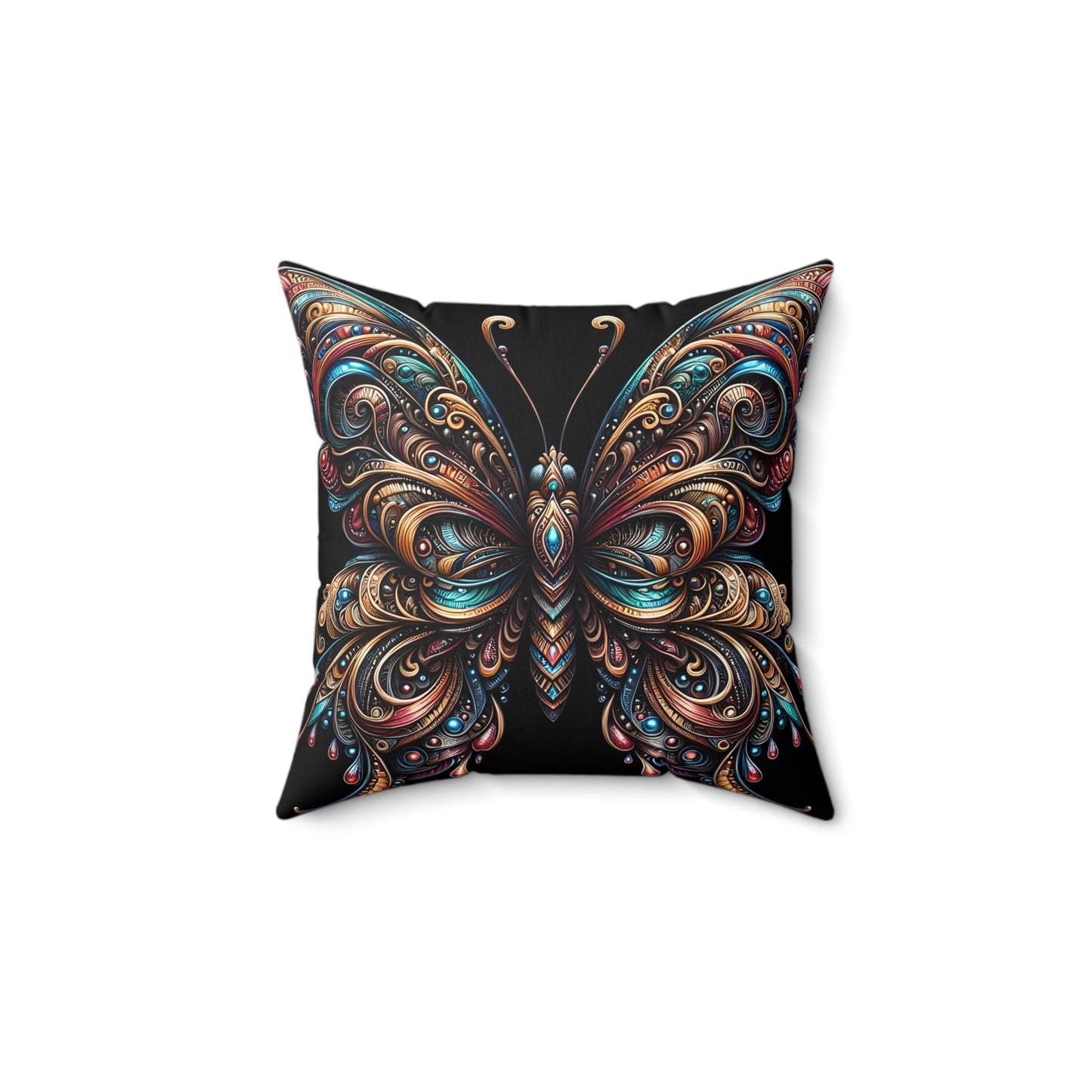 Butterflyz Spun Polyester Square Pillow