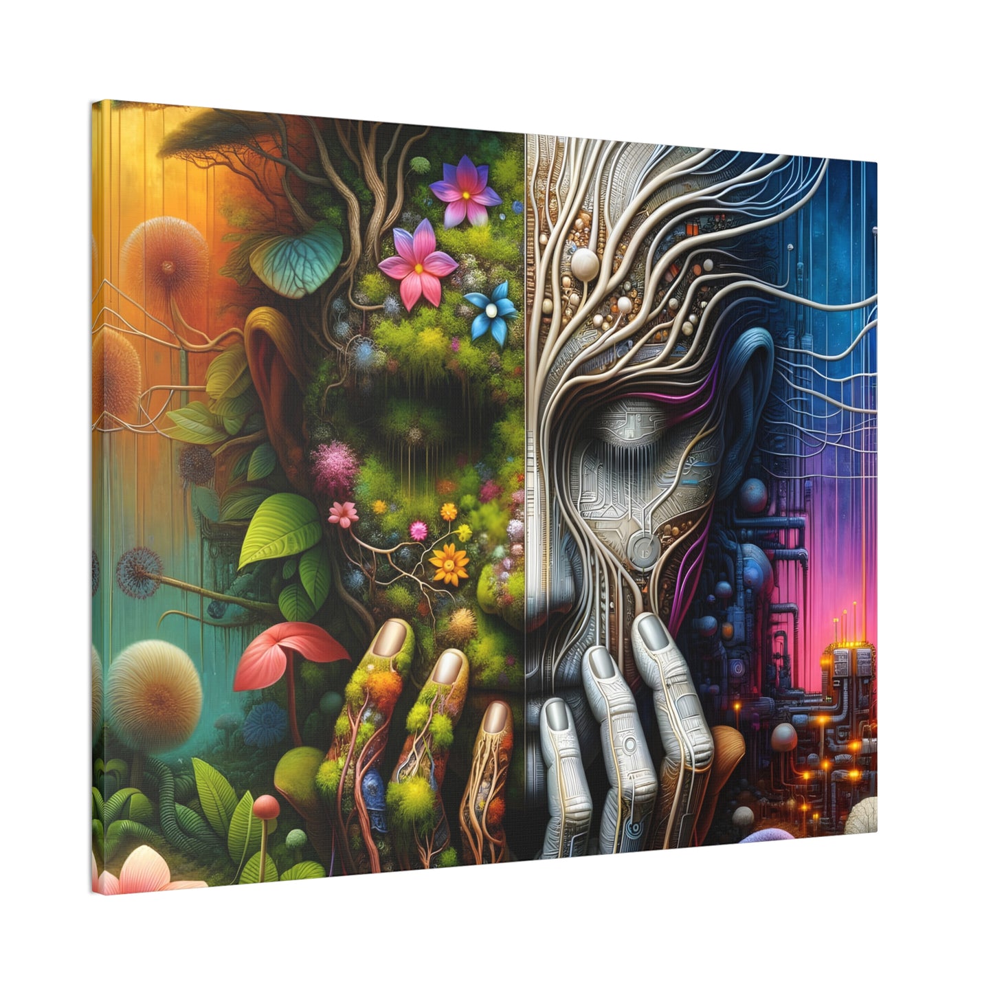 Duality Canvas Art - Stunning Stretched Wall Decor