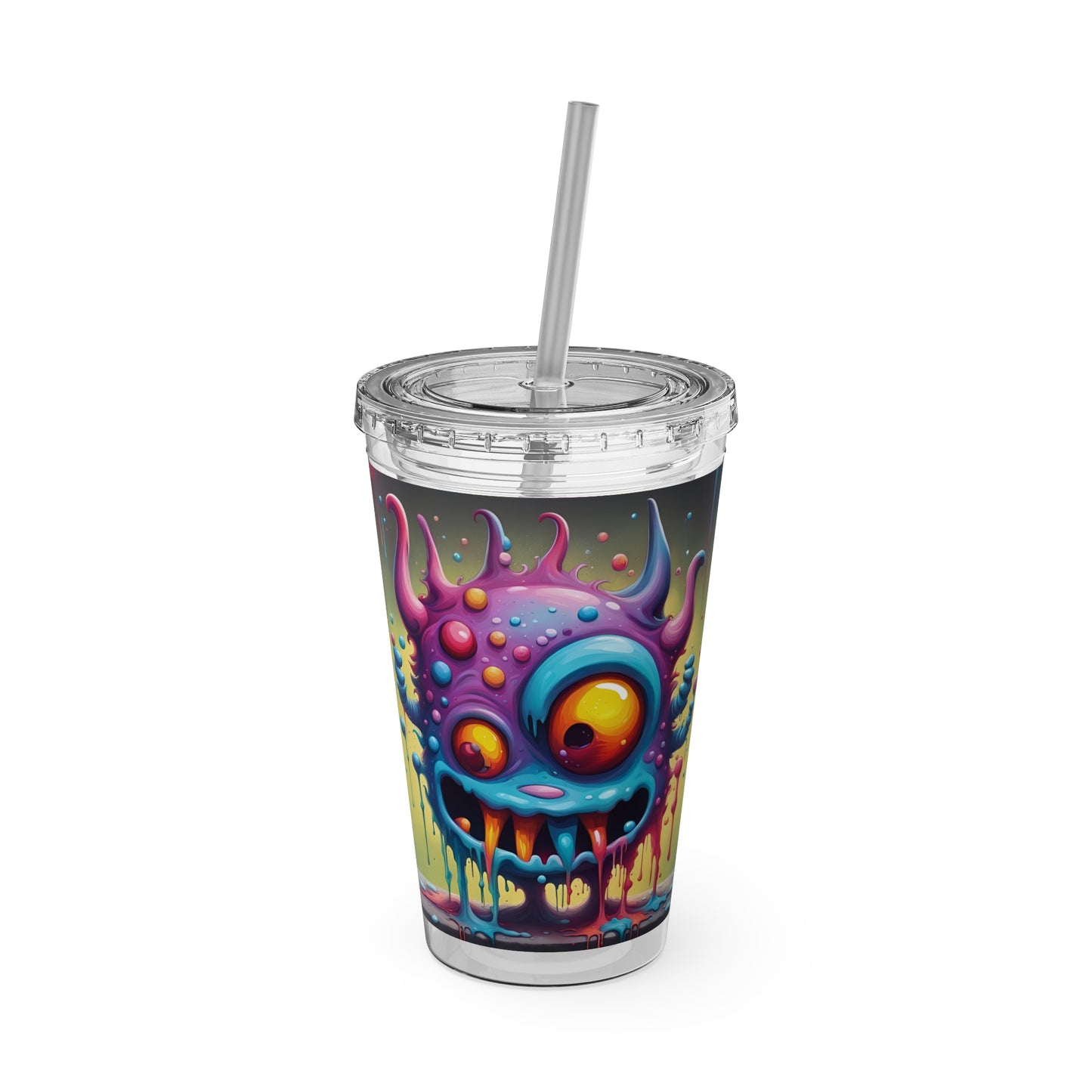 Wacky Tumbler with Straw, 16oz