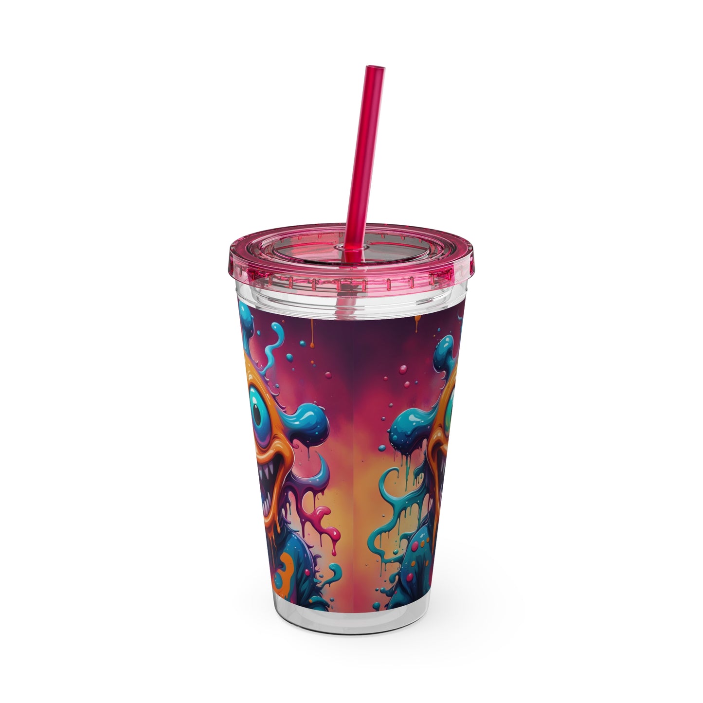 Wacky Tumbler with Straw, 16oz