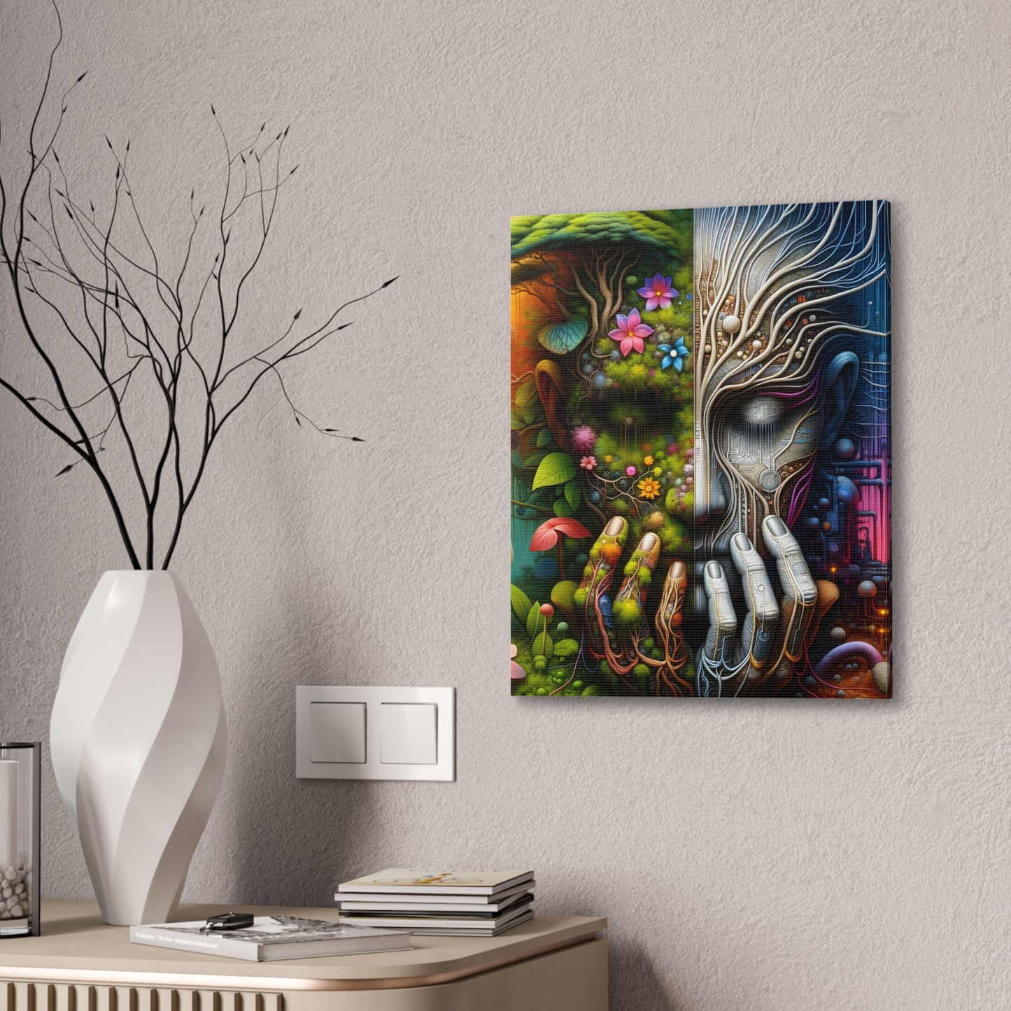 Duality Canvas Art - Stunning Stretched Wall Decor